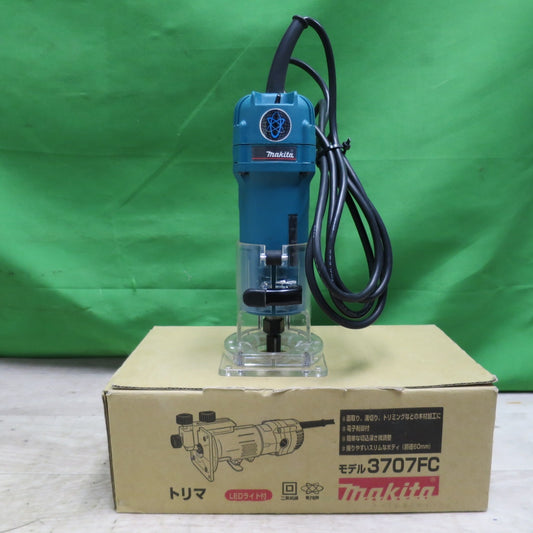 [送料無料] ☆マキタ 電子 トリマ 100V 3707FC 箱付き トリマー 面取り 溝切り トリミング 電動 工具☆