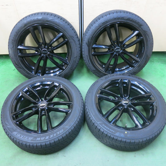 バリ溝！23年！キレイ！9.5分★MINI ミニ 等 MAK OXFORD 225/50R18 スタッドレス ブリヂストン ブリザック VRX3 マック オクスフォード 18インチ PCD112/5H★5092001SKス