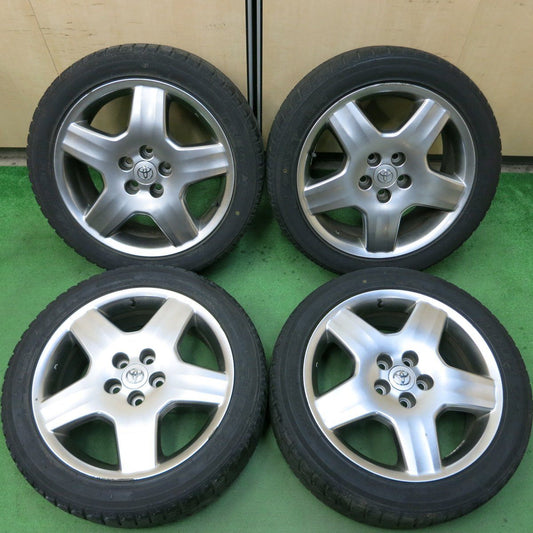 4本価格★トヨタ 30系 セルシオ 純正 245/45R18 マックストレック TREK M7 18インチ PCD114.3/5H★3080303イス