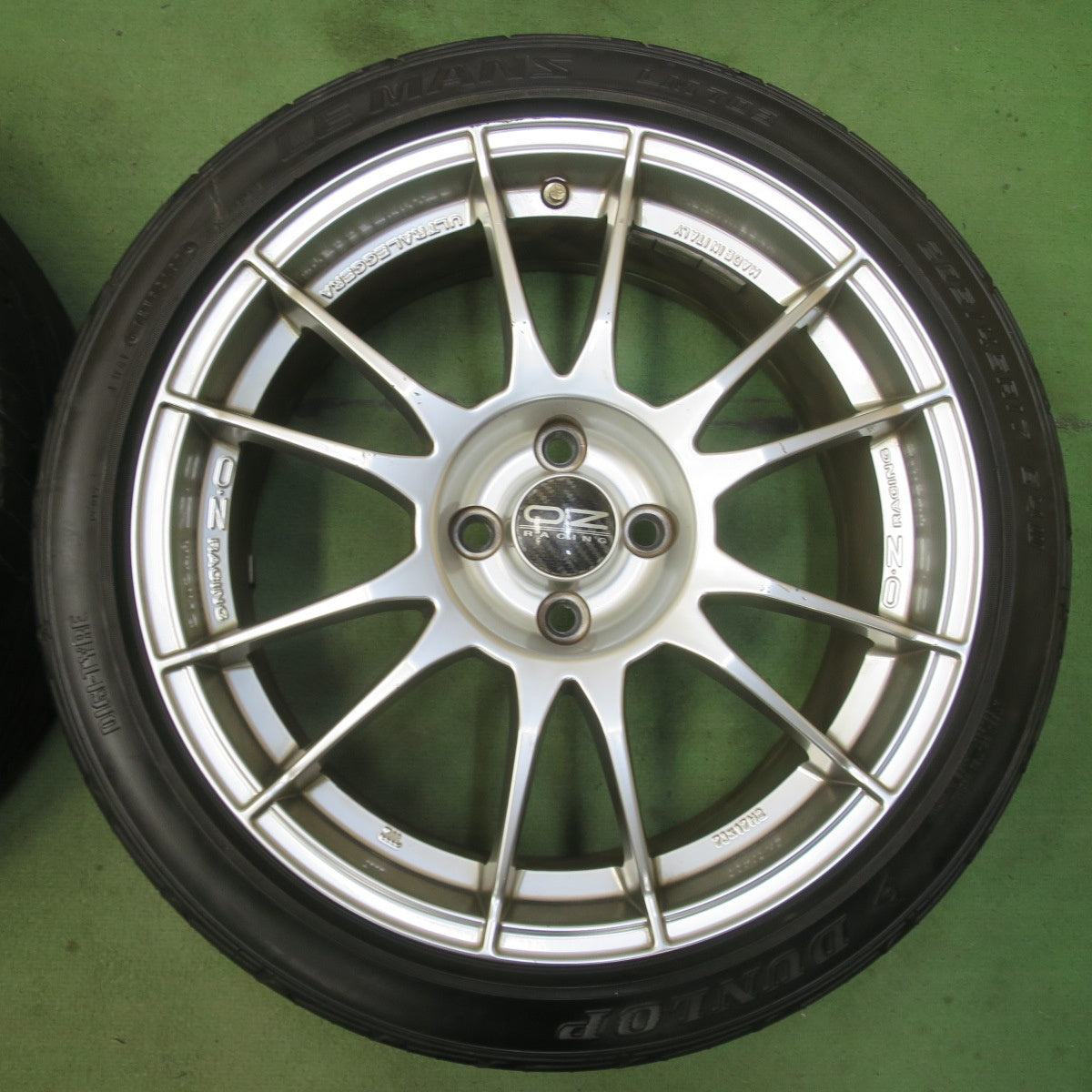 4本価格★O・Z RACING ULTRALEGGERA 205/45R17 ダンロップ LE MANS LM703 OZレーシング ウルトラレッジェーラ 17インチ PCD100/4H★6032608イノ