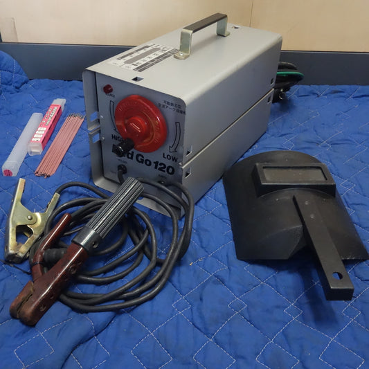 [送料無料] 付属品付き☆スズキット スター電器 可動鉄芯型 交流 アーク 溶接機 レッドゴー120 SSY-122R 溶接棒 27本 保護マスク 付 SUZUKID☆