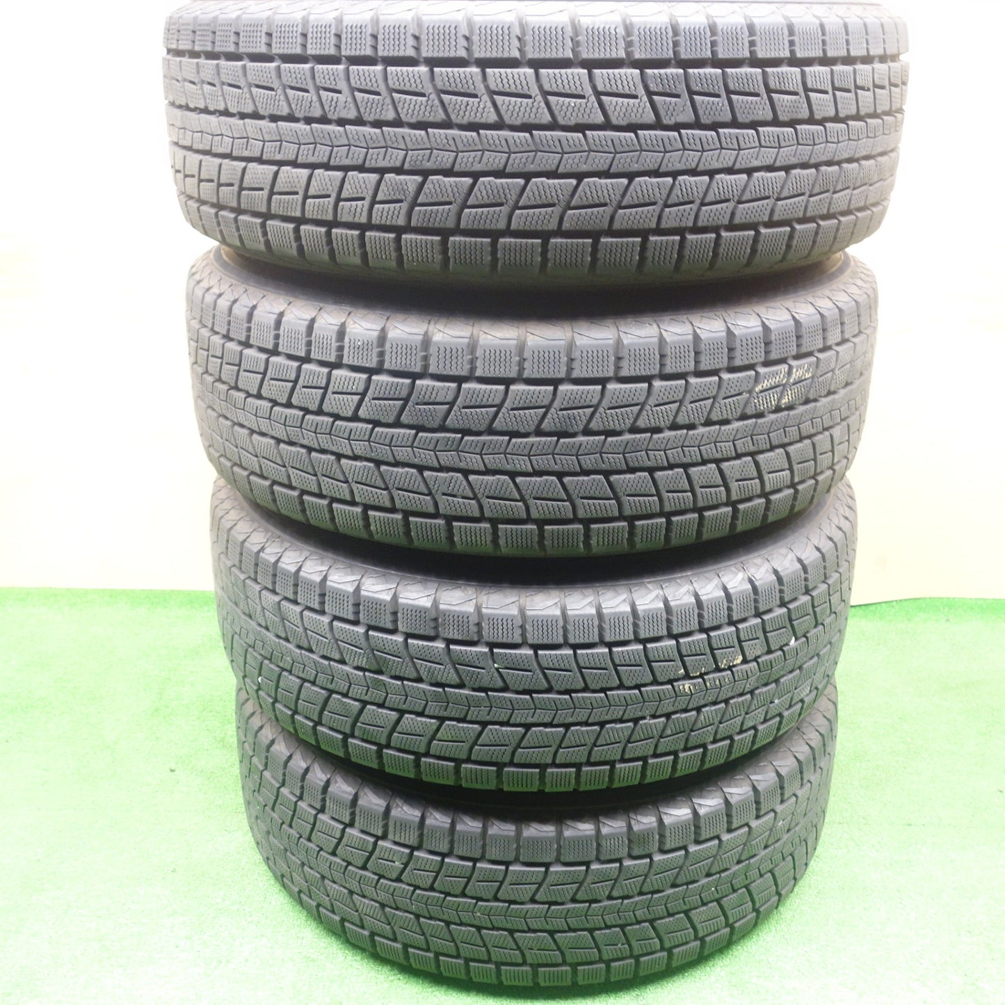 バリ溝！キレイ！9.5分★スタッドレス 225/65R17 ダンロップ ウインターマックス SJ8 ZACK JP-110 MONZA ザック モンツァ 17インチ PCD114.3/5H★6011604KTス