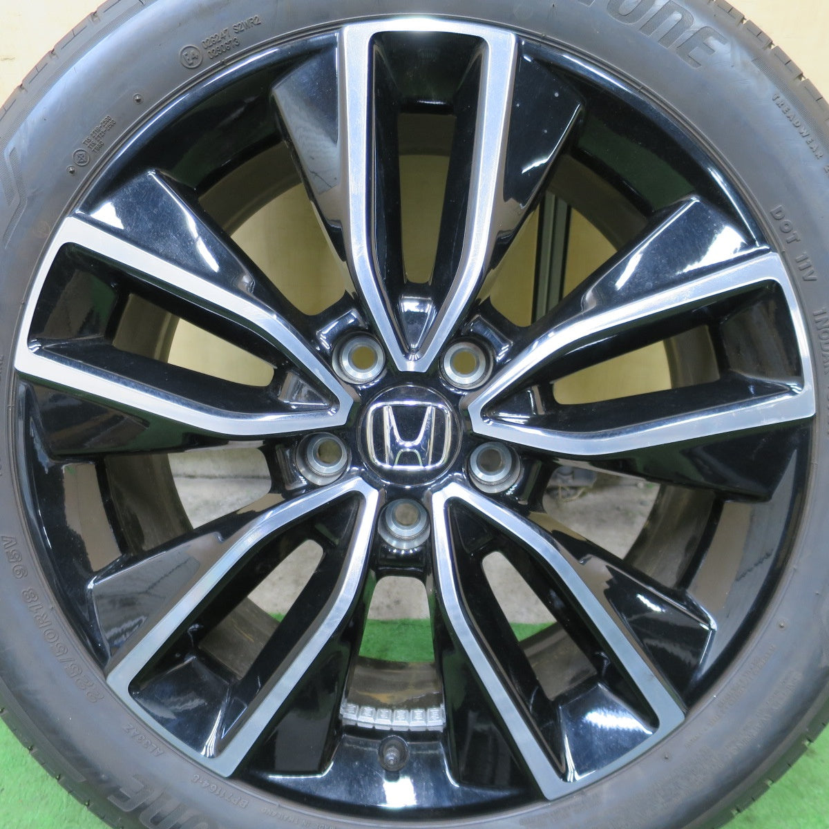 ほぼ未使用！24年！1本★ホンダ RV ヴェゼル e:HEV Z 純正 225/50R18 ブリヂストン アレンザ H/L33 ALENZA 18インチ PCD114.3/5H★6040802ナノ