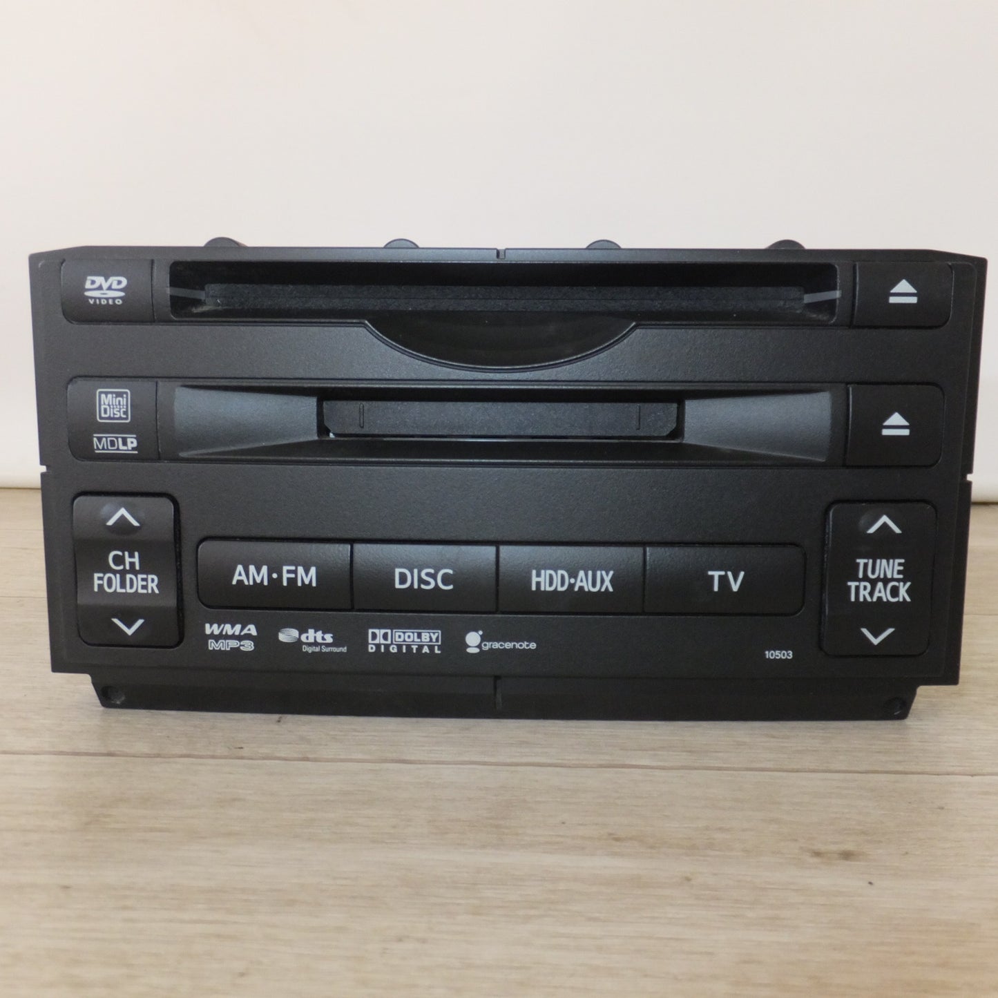 [送料無料] ★富士通テン製 トヨタ 純正 クラウン 200系 カーオーディオ CD MD デッキ 86120-30F41(2)★