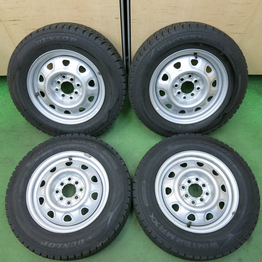 バリ溝！22年！キレイ！ほぼ10分★スタッドレス 175/70R14 ダンロップ ウインターマックス WM02 スチール ホイール 14インチ PCD100 114.3/4H マルチ★5031413SYス