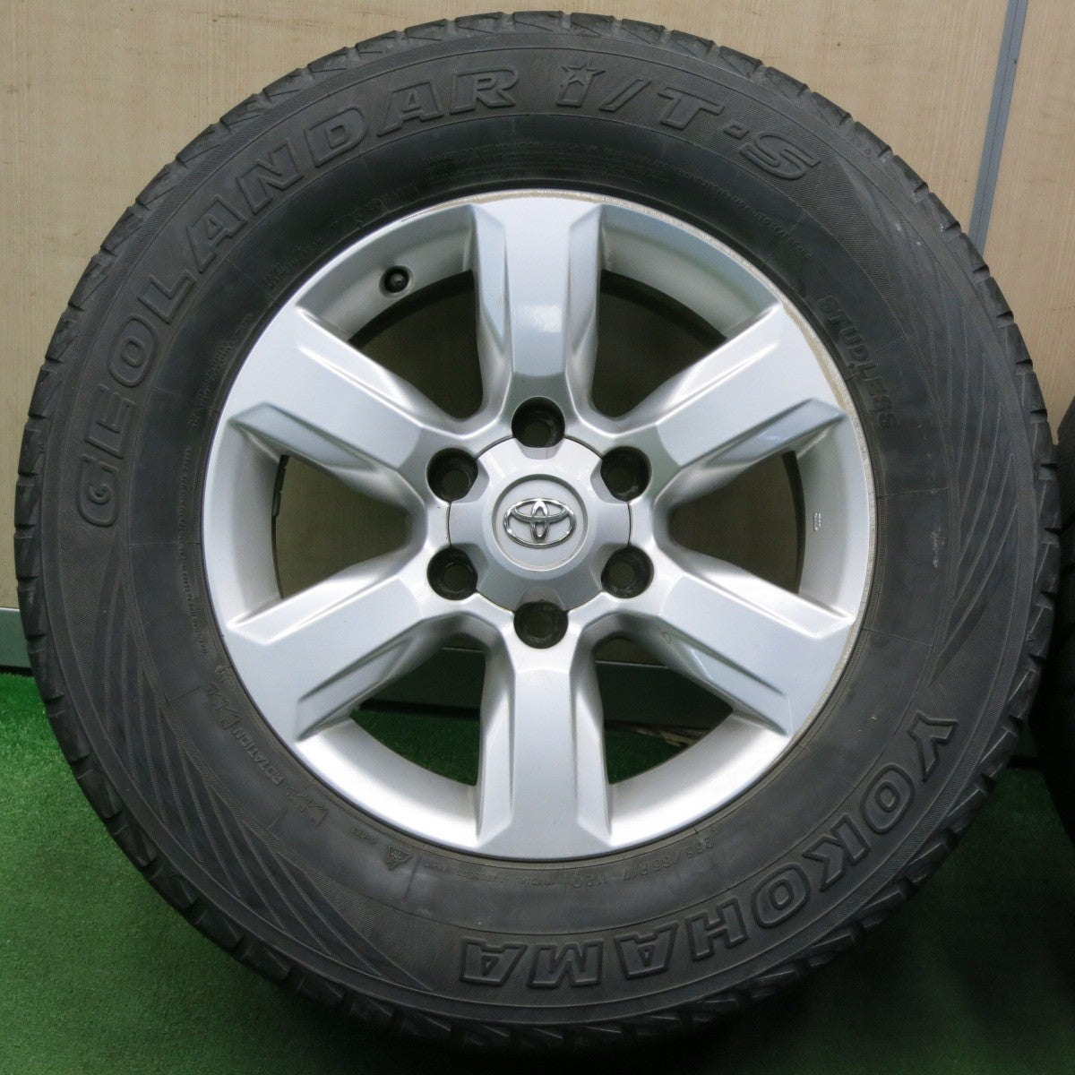 シ*ラ様 【バリ溝】ランクルプラド 純正ホイール 美品 バリ溝】トヨタ 150 ランドクルーザープラド 70th TX-L