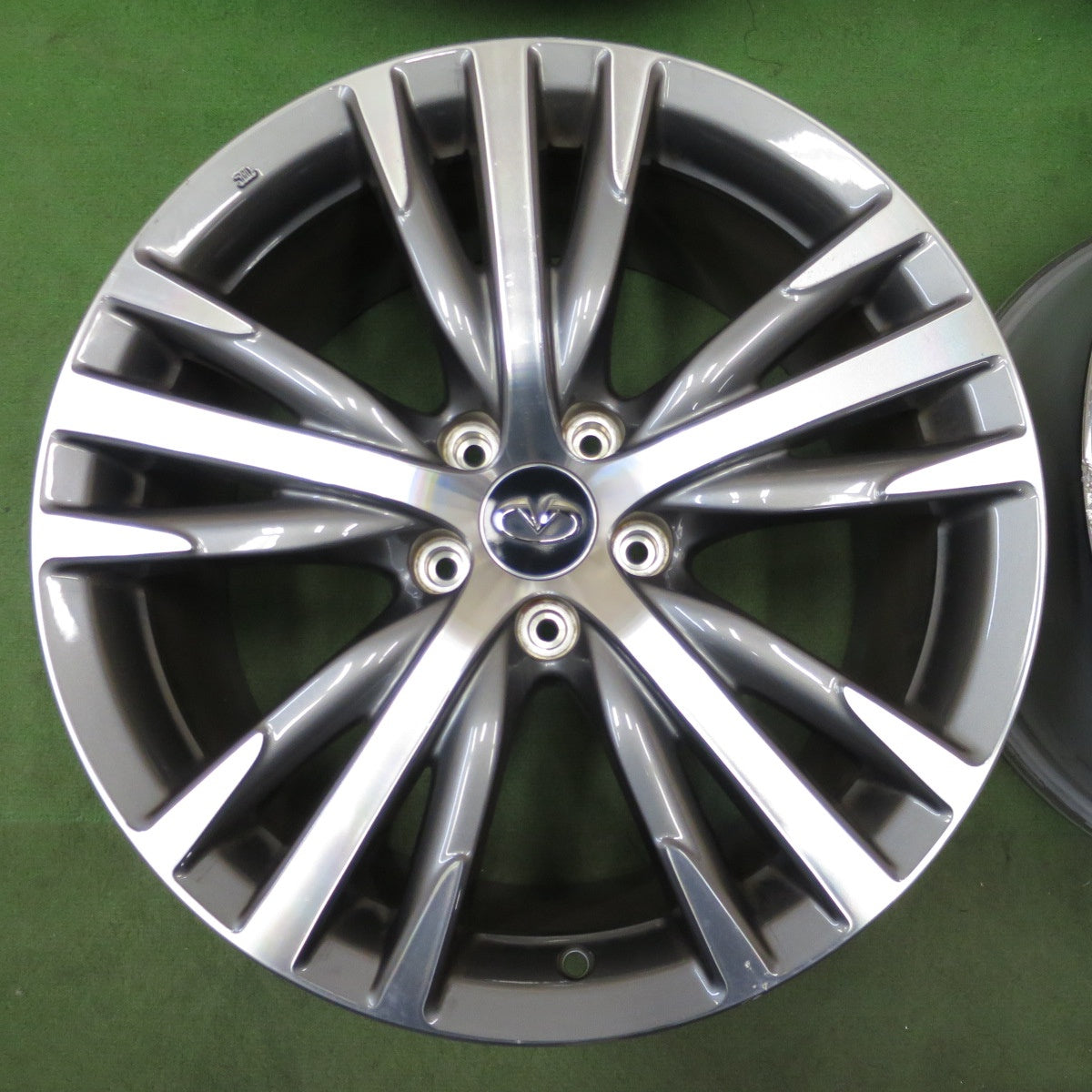 4本価格◎日産 V37 タイプSP スカイライン インフィニティ Q50 純正 ホイール 19インチ 19×8.5J PCD114.3/5H◎6091902NGホ