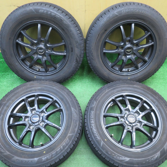バリ溝！23年！キレイ！8.5分★スタッドレス 195/65R15 ブリヂストン ブリザック VRX3 ZACK JP-520 MONZA ザック 15インチ PCD114.3/5H★5112101NJス