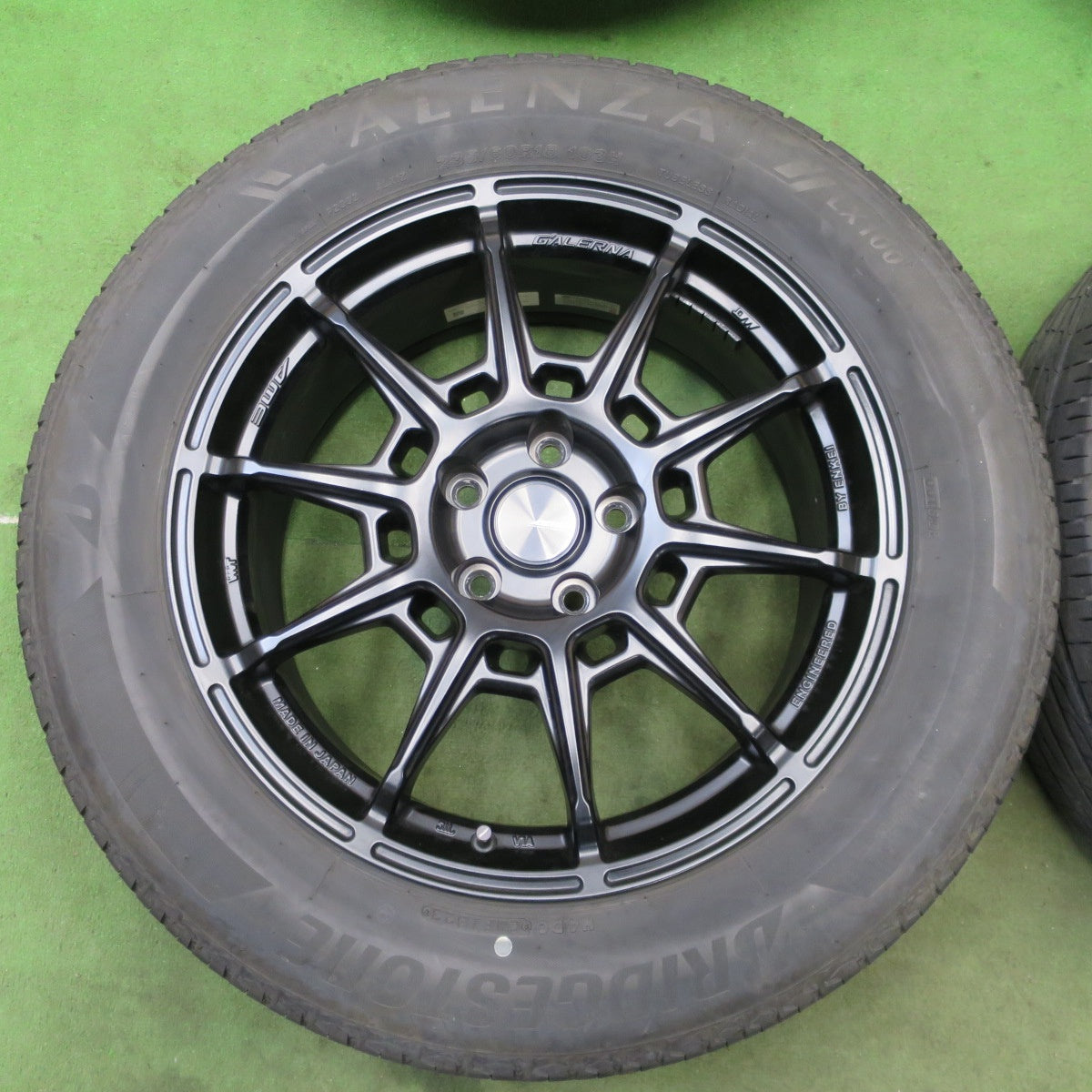バリ溝！23年！キレイ！9分★AME GALERNA REFINO 235/60R18 ブリヂストン アレンザ LX100 ガレルナ レフィーノ 18インチ PCD114.3/5H★6041002ナノ