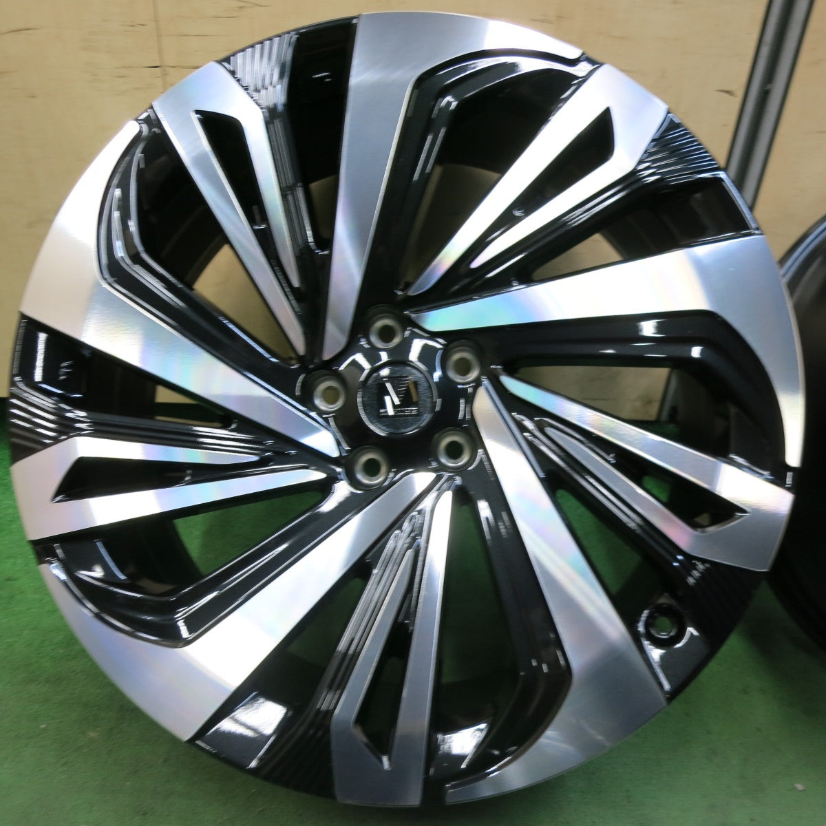 [送料無料] 未使用！付属品付★クラウン OP MODELLISTA WingDancer XXI ENKEI モデリスタ ウイングダンサー ホイール 21インチ 21×8.5J エンケイ PCD114.3/5H★5021903SYホ
