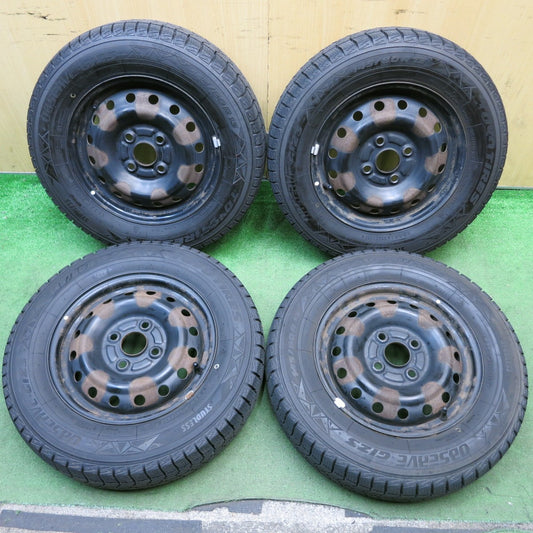 バリ溝！24年！9分★スタッドレス 145/80R13 トーヨー オブザーブ GIZ3 スチール ホイール 13インチ PCD100/4H★5092705HAス
