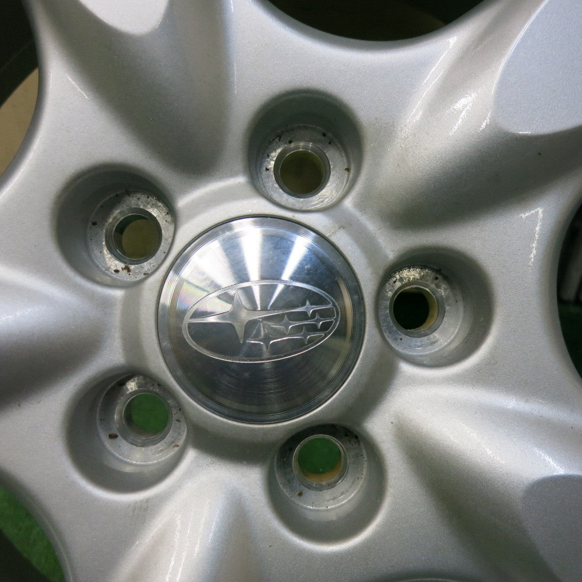 キレイ★スバル BP BL レガシィ 純正 ホイール 17インチ 17×7JJ PCD100/5H★5071803SYホ