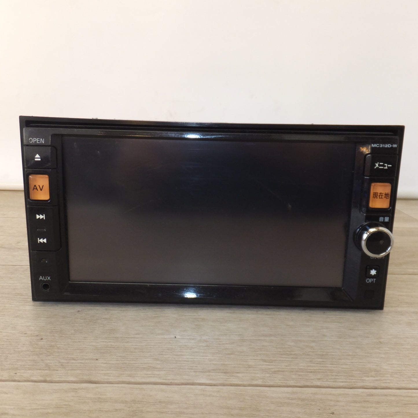 [送料無料] 現状品★クラリオン製 日産 純正 オリジナルナビゲーションシステム MC312D-W(14)★