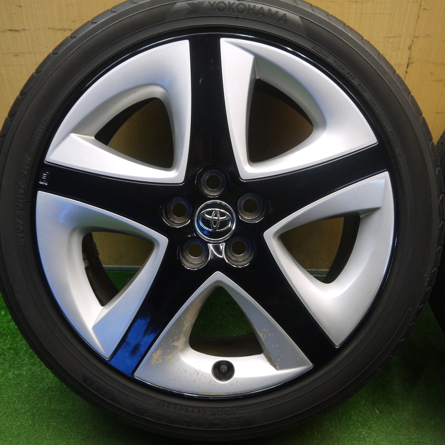 4本価格★トヨタ 50系 プリウス ツーリング 純正 215/45R17 ヨコハマ エコス ES31 トーヨー ナノエナジー R41 17インチ PCD100/5H★6032709Hノ