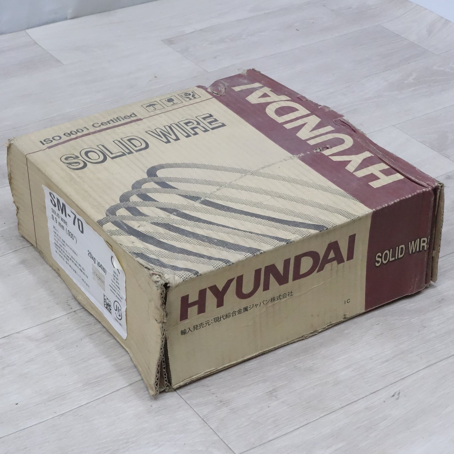 [送料無料] 未使用◆ヒュンダイ 溶接 ソリッド ワイヤ SM-70 0.9mm 20kg HYUNDAI◆