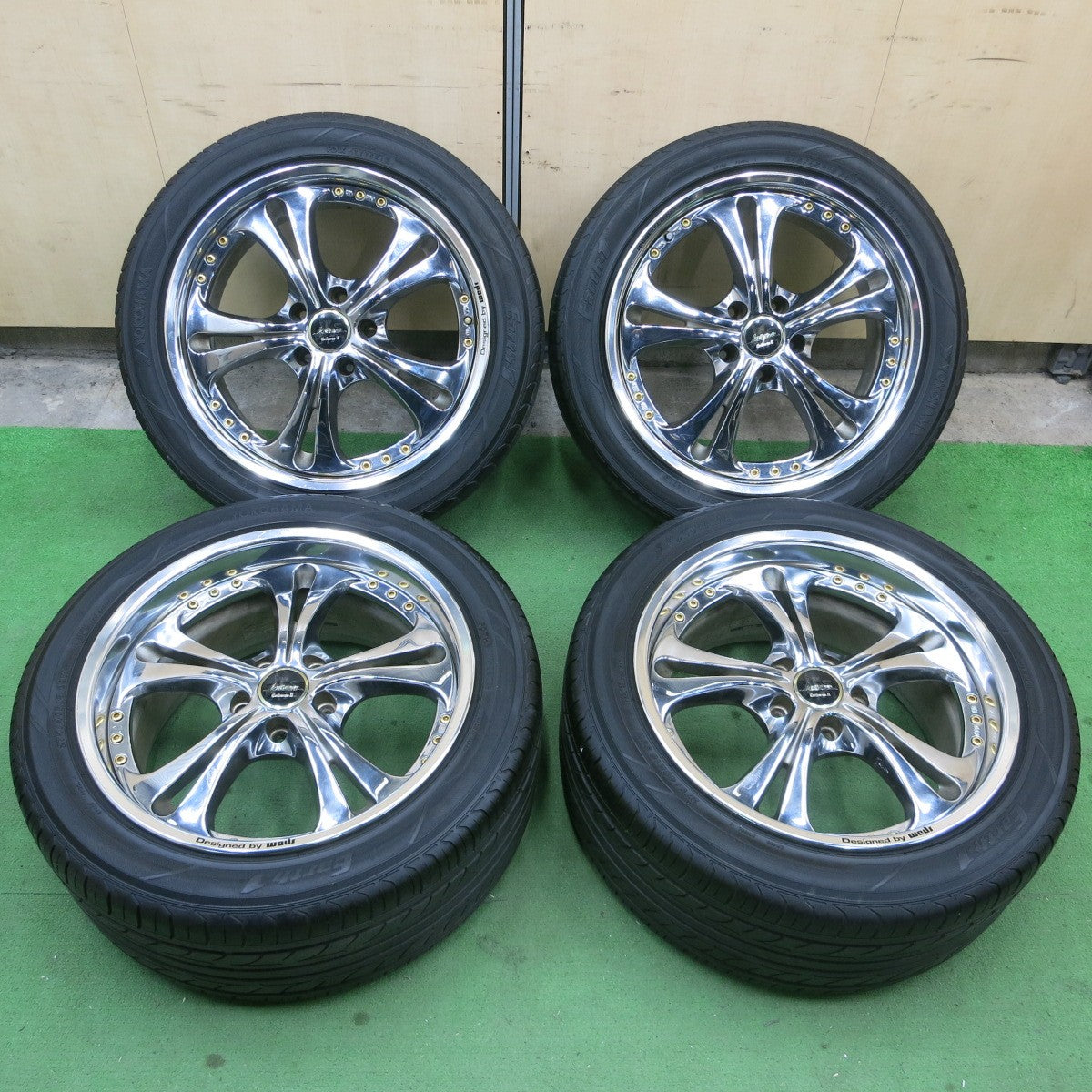 [送料無料] 4本価格★Kranze CerberusⅡ 245/45R18 275/40R18 ヨコハマ Earth-1 クレンツェ ケルベロス2 18インチ PCD114.3/5H★5021701ナノ