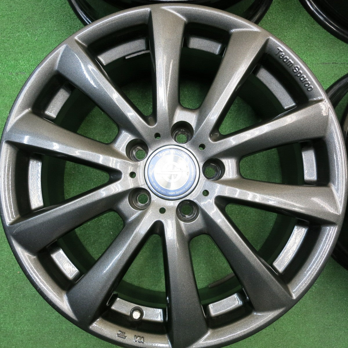 4本価格★ベンツ 等 Team Sparco Valosa CRIMSON チーム スパルコ ヴァローザ クリムソン 17インチ ホイール 17×7.5J PCD112/5H★5112507HAホ