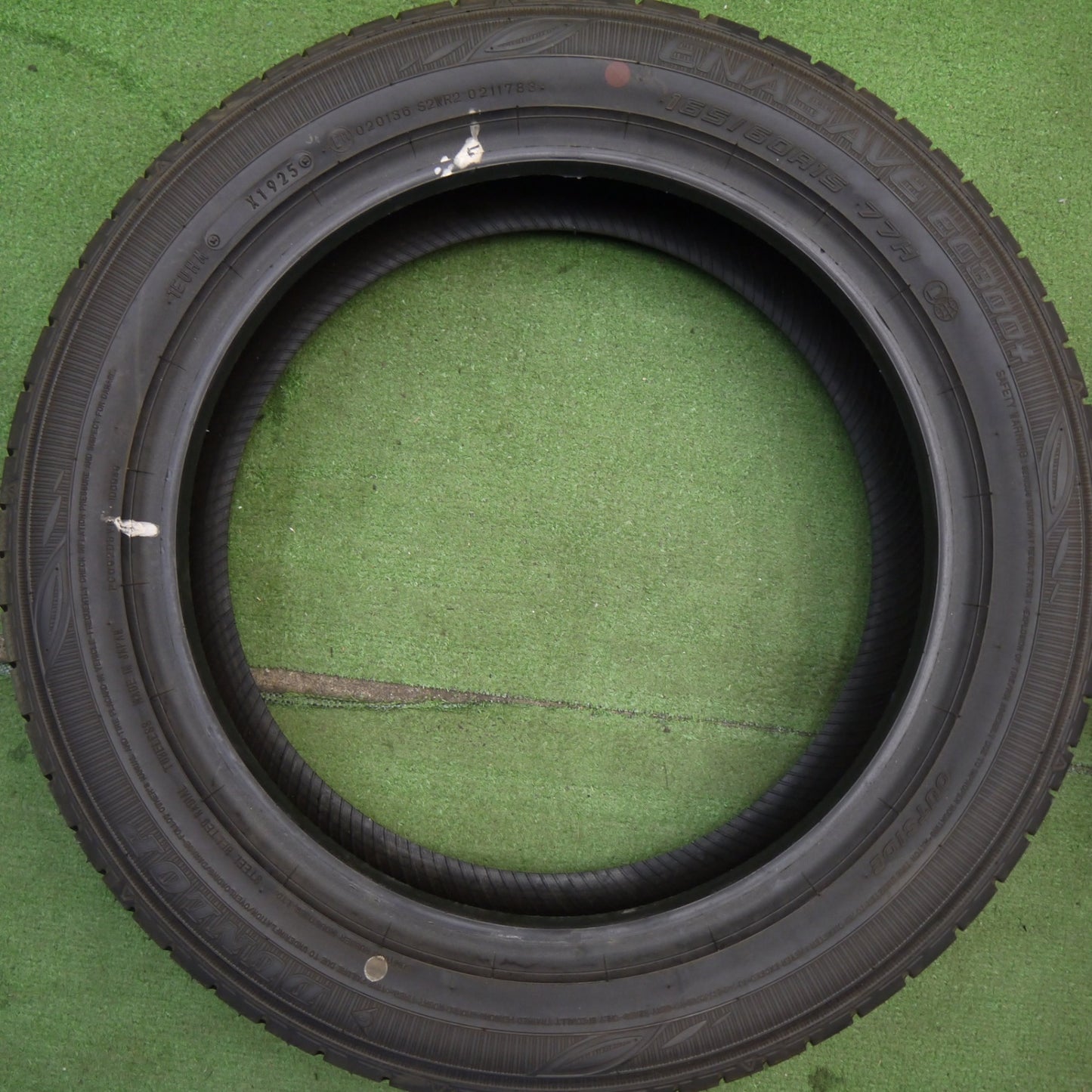 新車外し！25年★165/60R15 ダンロップ エナセーブ EC300+ タイヤ 15インチ ハスラー デリカミニ キャスト フレアクロスオーバー 等★6050808Hノタ