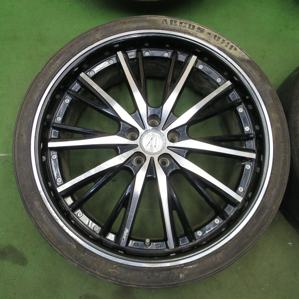 4本価格★アネーロコラソン シャルマン 265/30R22 ゼナ ARGUS-UHP ANHELO CORAZON CHARMANT 22インチ PCD114.3/5H★6053001ナノ