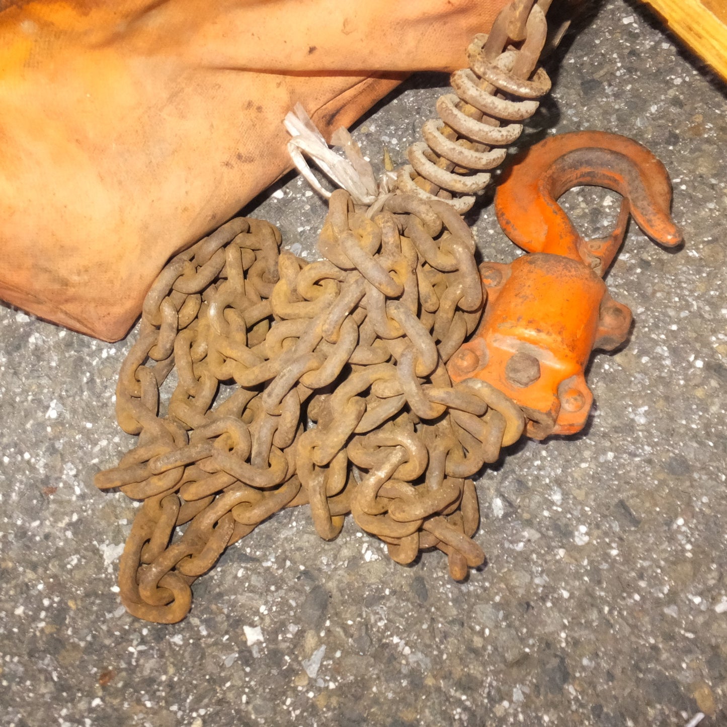 [送料無料] 岐阜発 ジャンク★象印 ELEPHANT 電気チェーンブロック F.KONGO 3F 1TON★