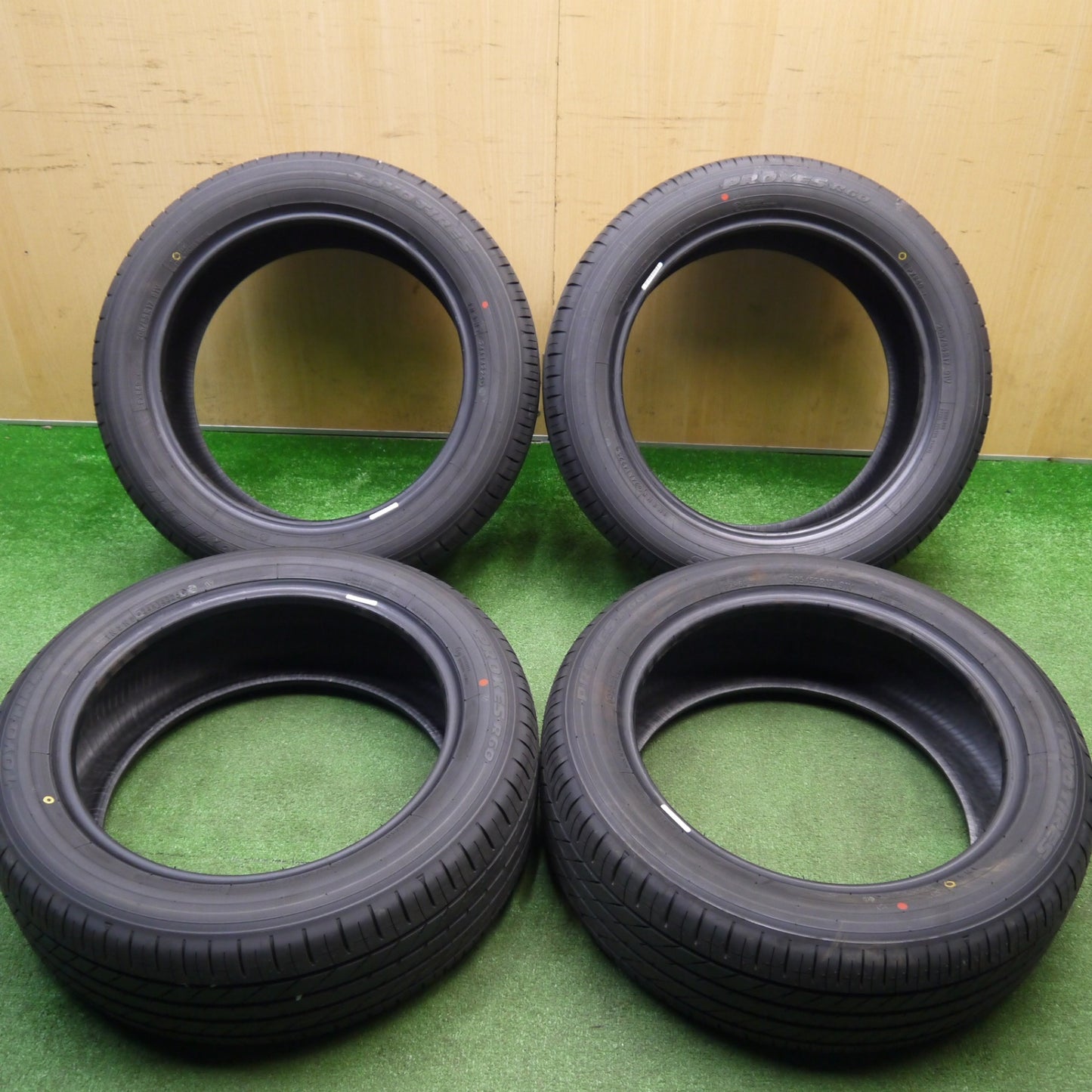 新車外し！25年★205/55R17 トーヨー プロクセス R60 TOYO PROXES タイヤ 17インチ キックス ヴォクシー ノア 等★5121210Hノタ