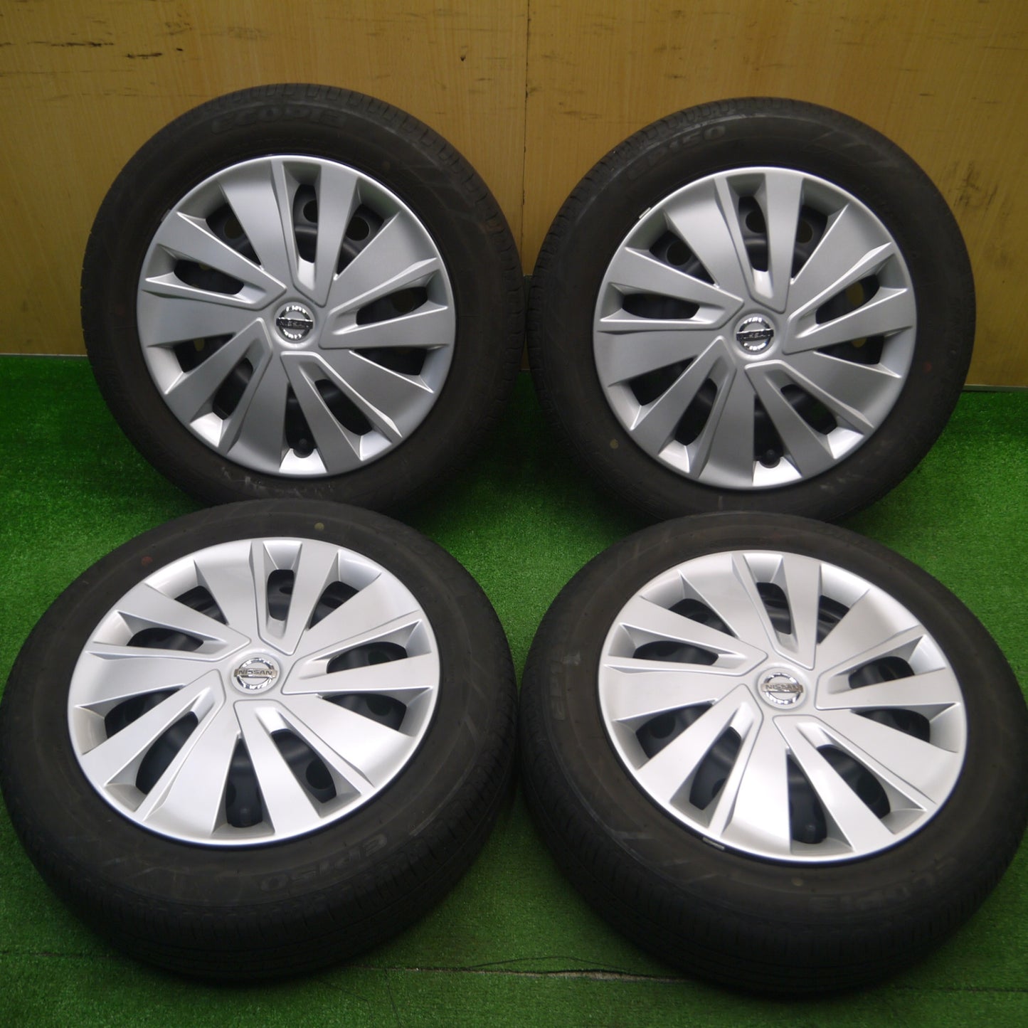 [送料無料] キレイ★日産 デイズ ルークス 純正 スチール 155/65R14 ブリヂストン エコピア EP150 14インチ PCD100/4H★4111501Hノ