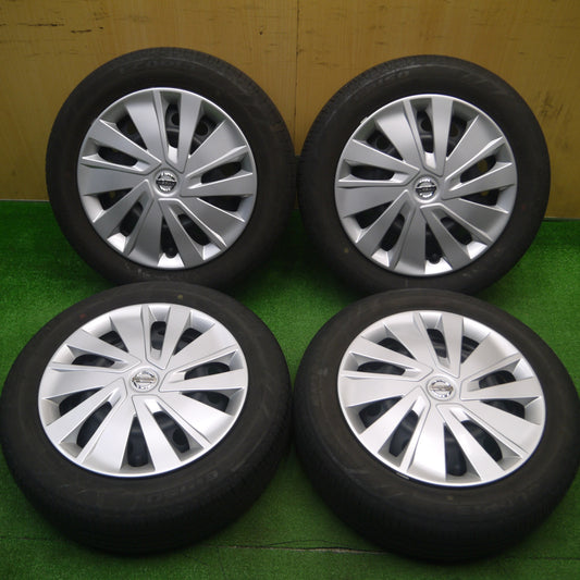 [送料無料] キレイ★日産 デイズ ルークス 純正 スチール 155/65R14 ブリヂストン エコピア EP150 14インチ PCD100/4H★4111501Hノ