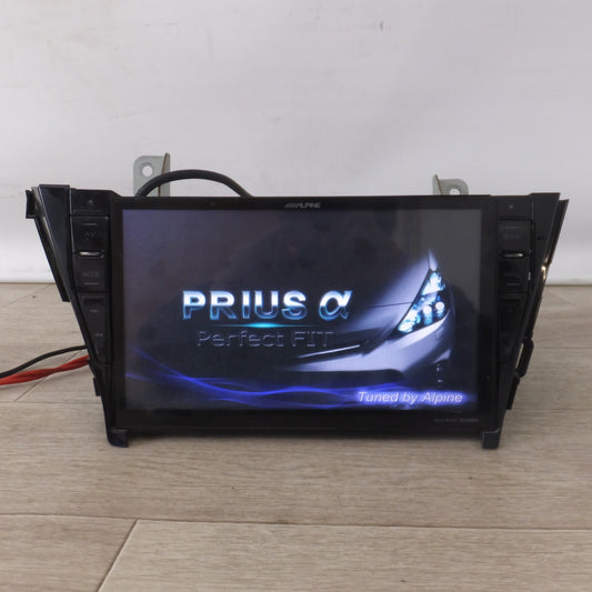 [送料無料] ★アルパイン ALPINE 9型ワイドVGA LED液晶 SDナビ EX009V　トヨタ プリウスα 専用(36)★