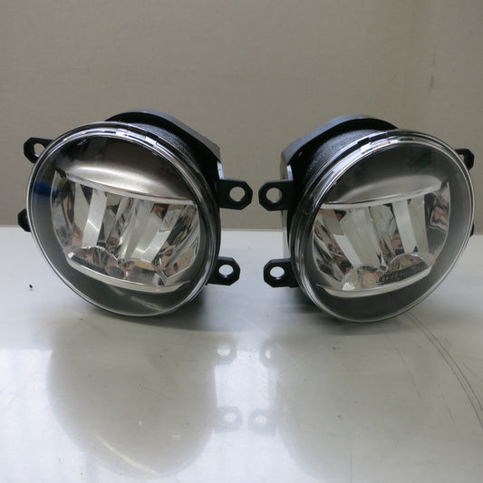 [送料無料] キレイ!左右セット◆トヨタ プラド ヴォクシー アルファード 等 純正 LED フォグ ライト ランプ koito 48-150◆