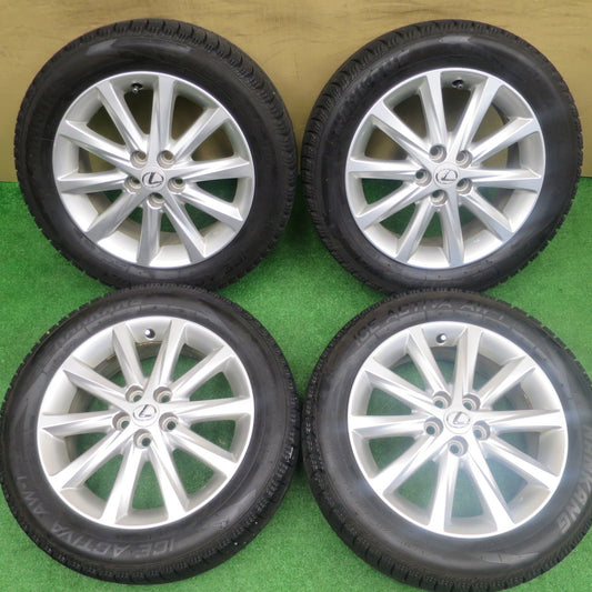 バリ溝！21年！キレイ！9分★レクサス CT 純正 205/55R16 スタッドレス ナンカン アイスアクティバ AW-1 16インチ PCD100/5H★5121407NKス