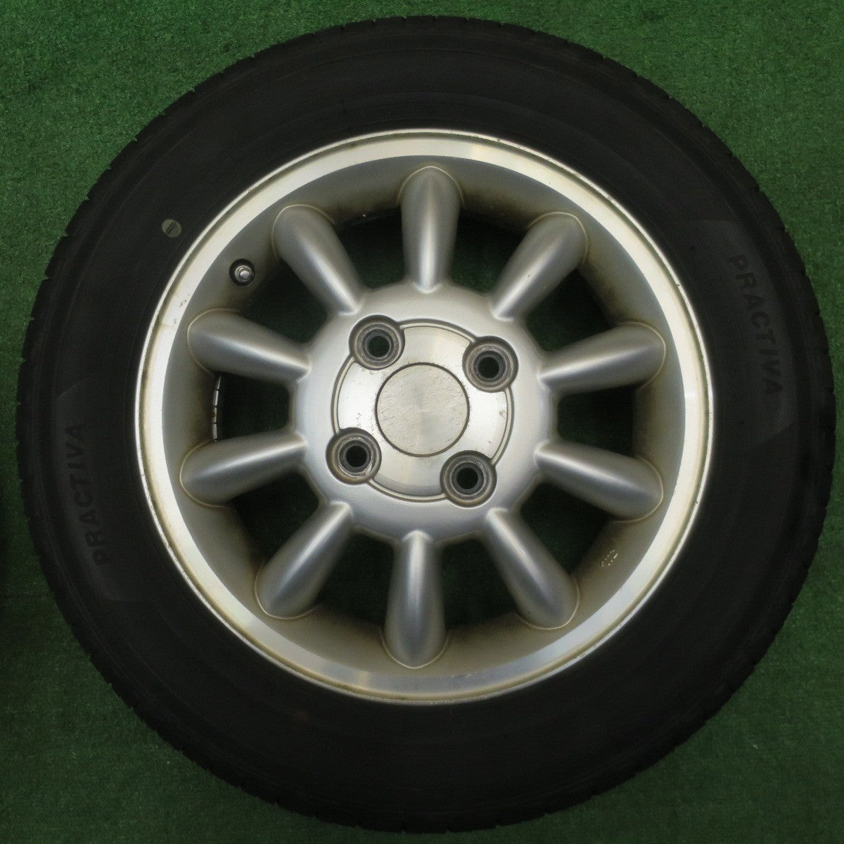 バリ溝！23年！8.5分★スズキ ラパン 純正 155/65R13 プラクティバ ヨコハマ製 13インチ PCD100/4H★5111111NJノ