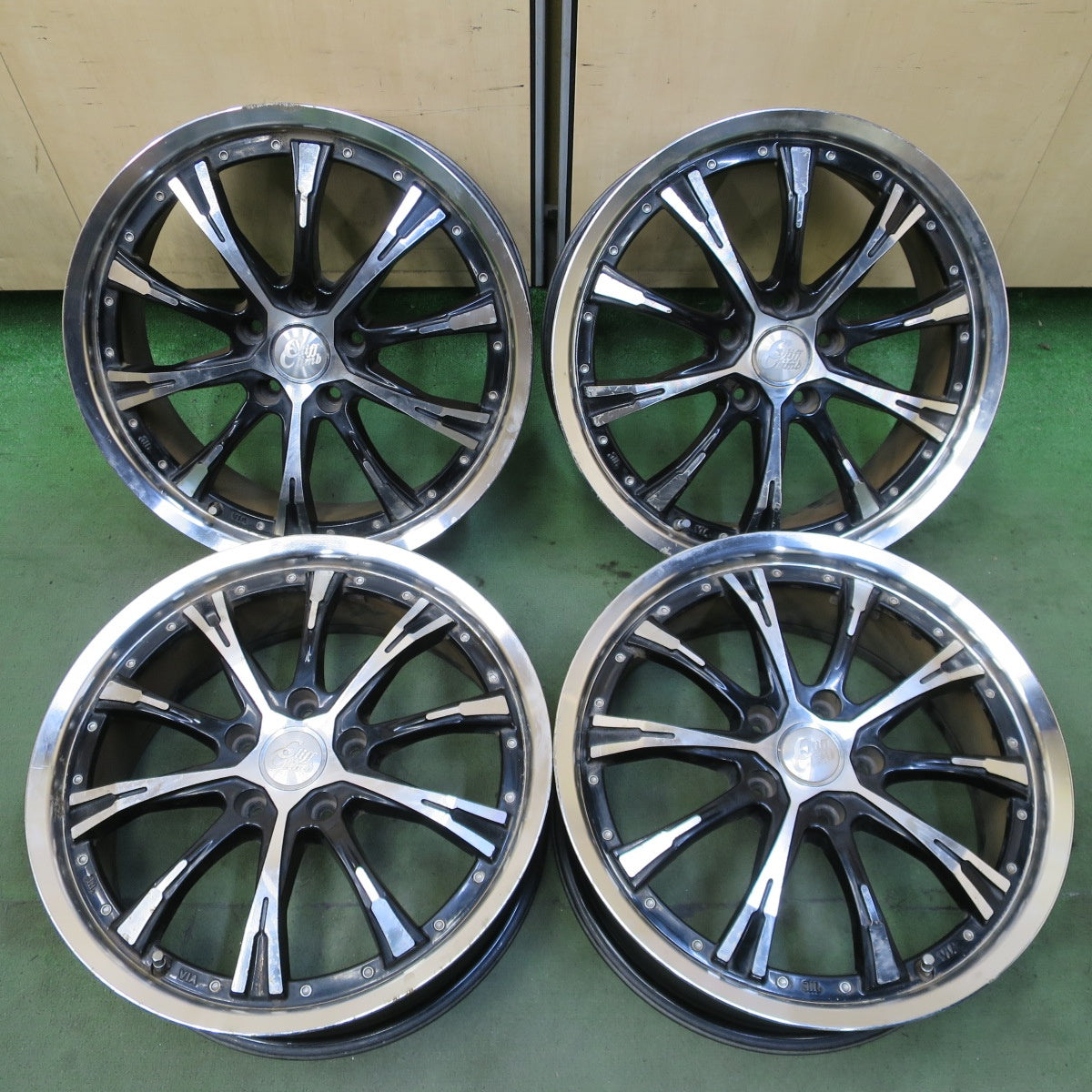 4本価格★Cliff Climb TC-02 クリフクライム 18インチ ホイール 18×7J PCD114.3/5H★6073101NGホ