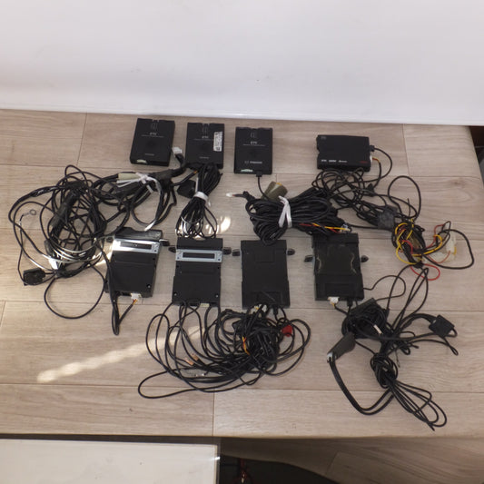 [送料無料] ★デンソー DENSO ETC車載器 アンテナ分離型 各種 8点 セット　汎用 トヨタ車用 マツダ車用★