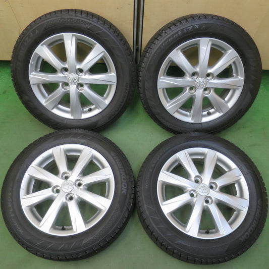 ほぼ未使用！25年◎トヨタ アクア 純正 175/65R15 スタッドレス ハンコック ウインター アイセプト IZ2A 15インチ PCD100/4H◎6070106イス