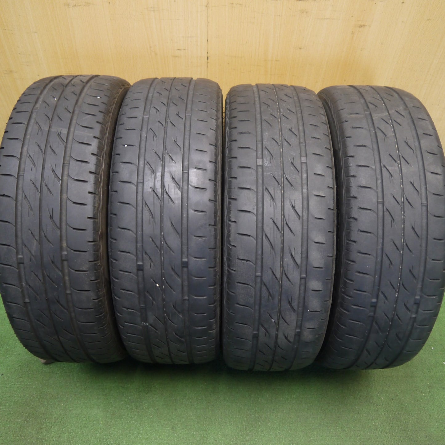 キレイ◎165/50R15 ブリヂストン ネクストリー エコピア ENKEI 92 エンケイ 15インチ PCD100/4H◎6081202Hノ