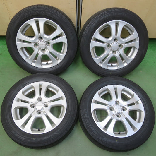 バリ溝！23年！8.5分◎ホンダ フィット シャトル 純正 Modulo ME-006 185/60R15 ファルケン ZIEX ZE914 モデューロ 15インチ PCD100/4H◎6093007イノ