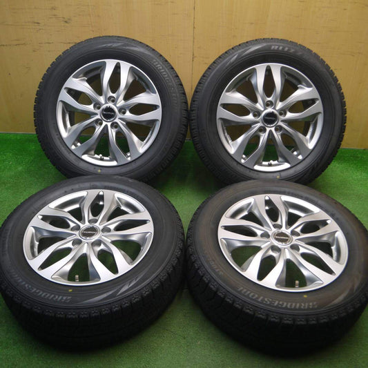 バリ溝！キレイ！9.5分★スタッドレス 205/60R16 ブリヂストン ブリザック VRX BALMINUM バルミナ 16インチ PCD114.3/5H★5022610Hス