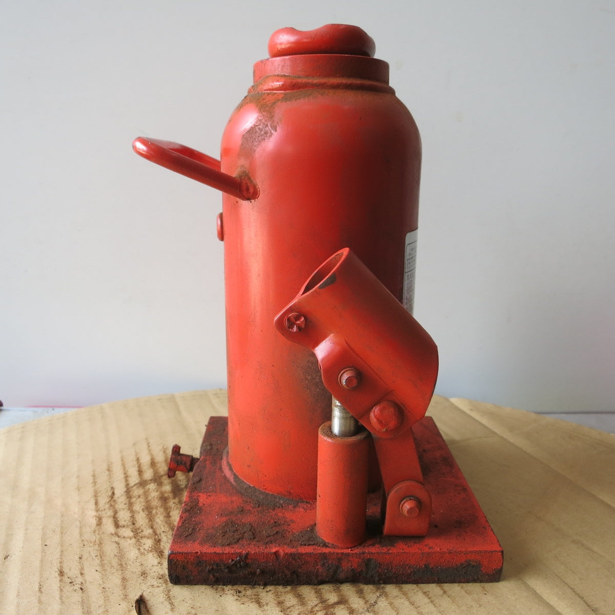 [送料無料] ◆マサダ 油圧 ジャッキ HP-15N 工具 15TON 15ton 15トン 15000kg 油圧式 オイル だるま ダルマ 車載 自動車 点検 整備⑤◆