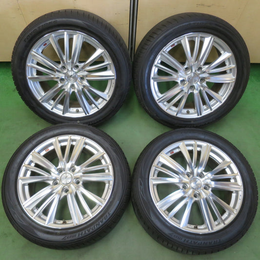 バリ溝！24年！9.5分★LEONIS FY 215/50R17 トーヨー トランパス MP7 レオニス 17インチ PCD114.3/5H★6051004IMノ