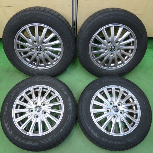 [送料無料] キレイ★トヨタ 80系 ノア ヴォクシー 純正 195/65R15 スタッドレス トーヨー ウインター トランパス TX 15インチ PCD114.3/5H★5031706イス