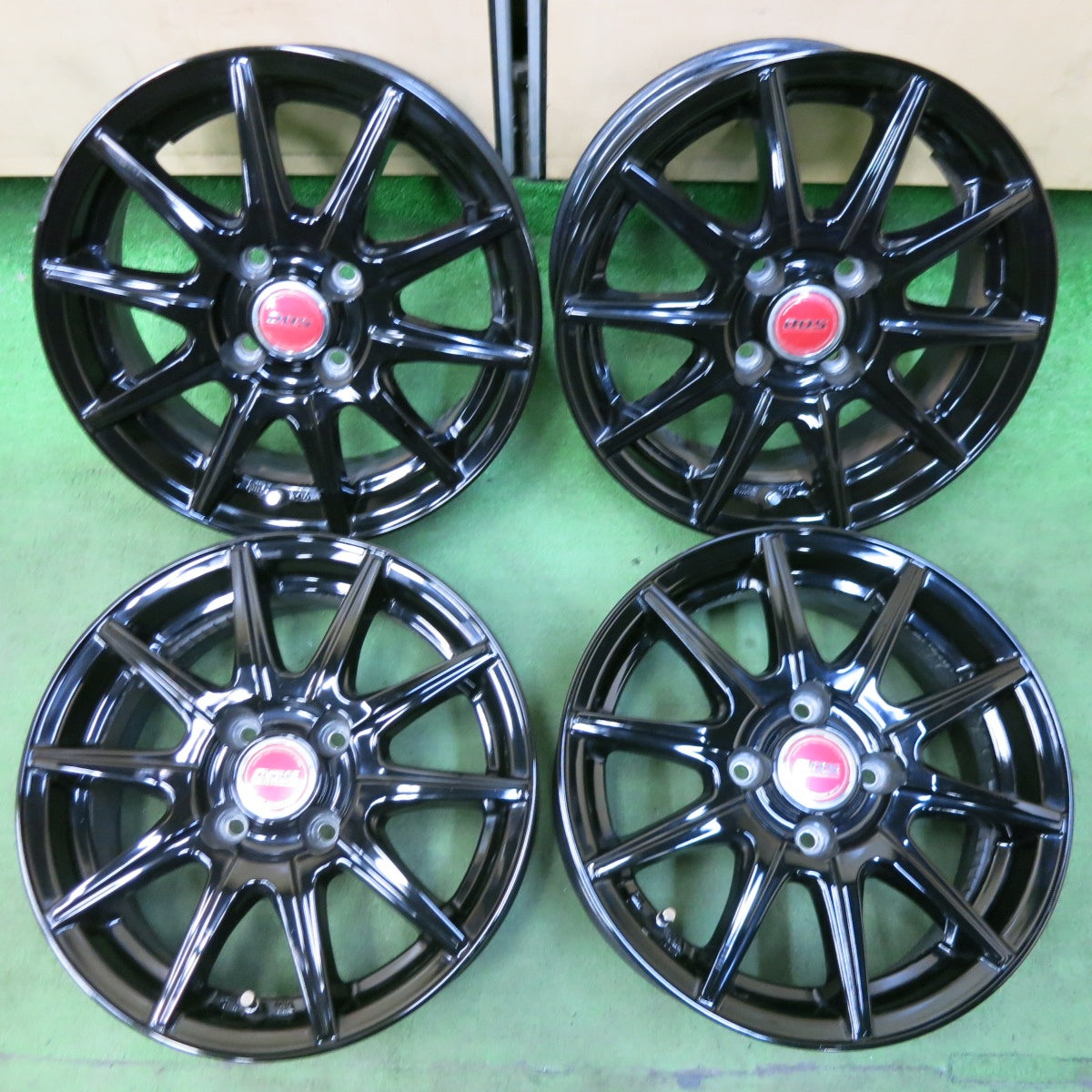 4本価格★D.O.S. DOS 14インチ ホイール 14×5.5J PCD100/4H★5042503SYホ