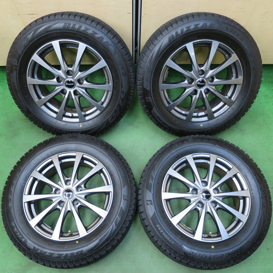 [送料無料] バリ溝！22年！キレイ！9.5分★スタッドレス 205/65R16 ブリヂストン ブリザック VRX2 Exceeder エクシーダー 16インチ PCD114.3/5H★5031504イス