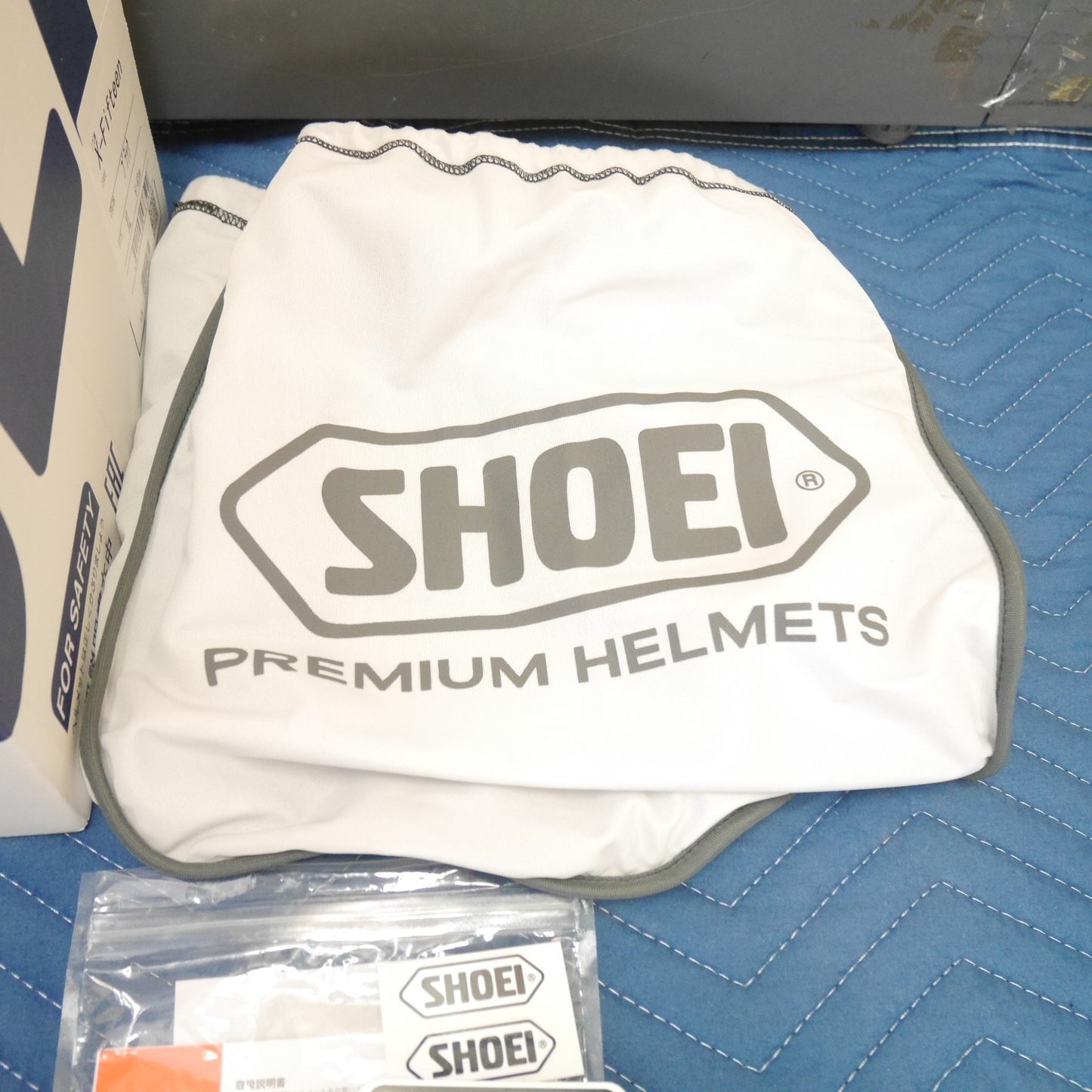 [送料無料] キレイ！セット☆SHOEI フルフェイス ヘルメット X-Fifteen XLサイズ インカム Cardo PACKTALK EDGE ショウエイ レース レーシング☆