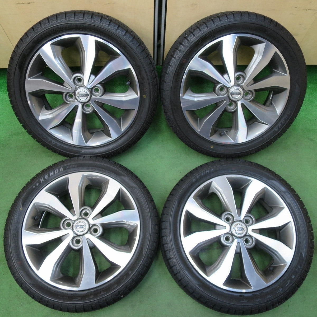 4本価格★日産 デイズ ルークス 純正 165/55R15 スタッドレス ケンダ KR36 アイステック ネオ 15インチ PCD100/4H★5013114イス