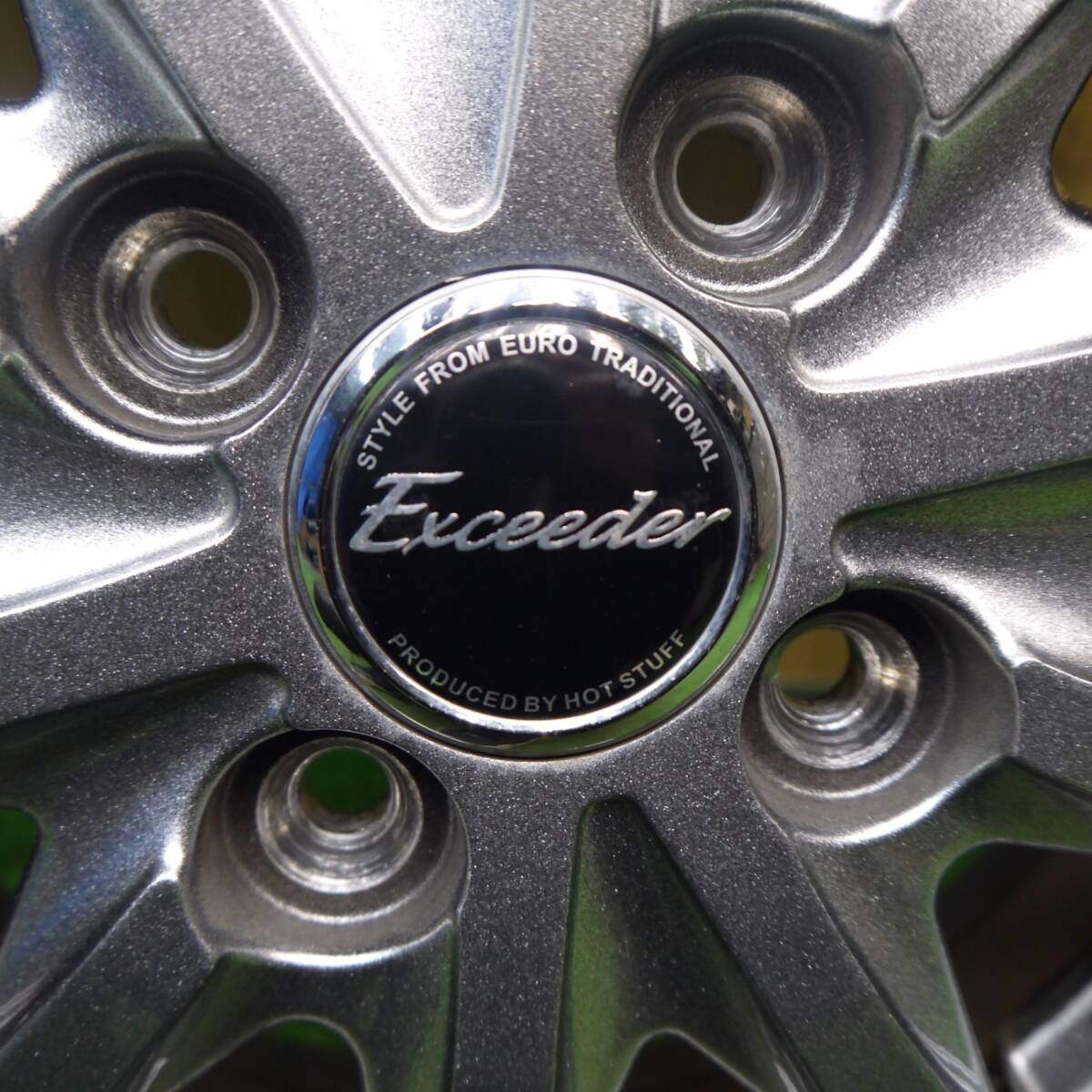 バリ溝！キレイ！9.5分★スタッドレス 155/65R13 ダンロップ ウインターマックス WM02 Exceeder エクシーダー 13インチ PCD100/4H★5031810Hス