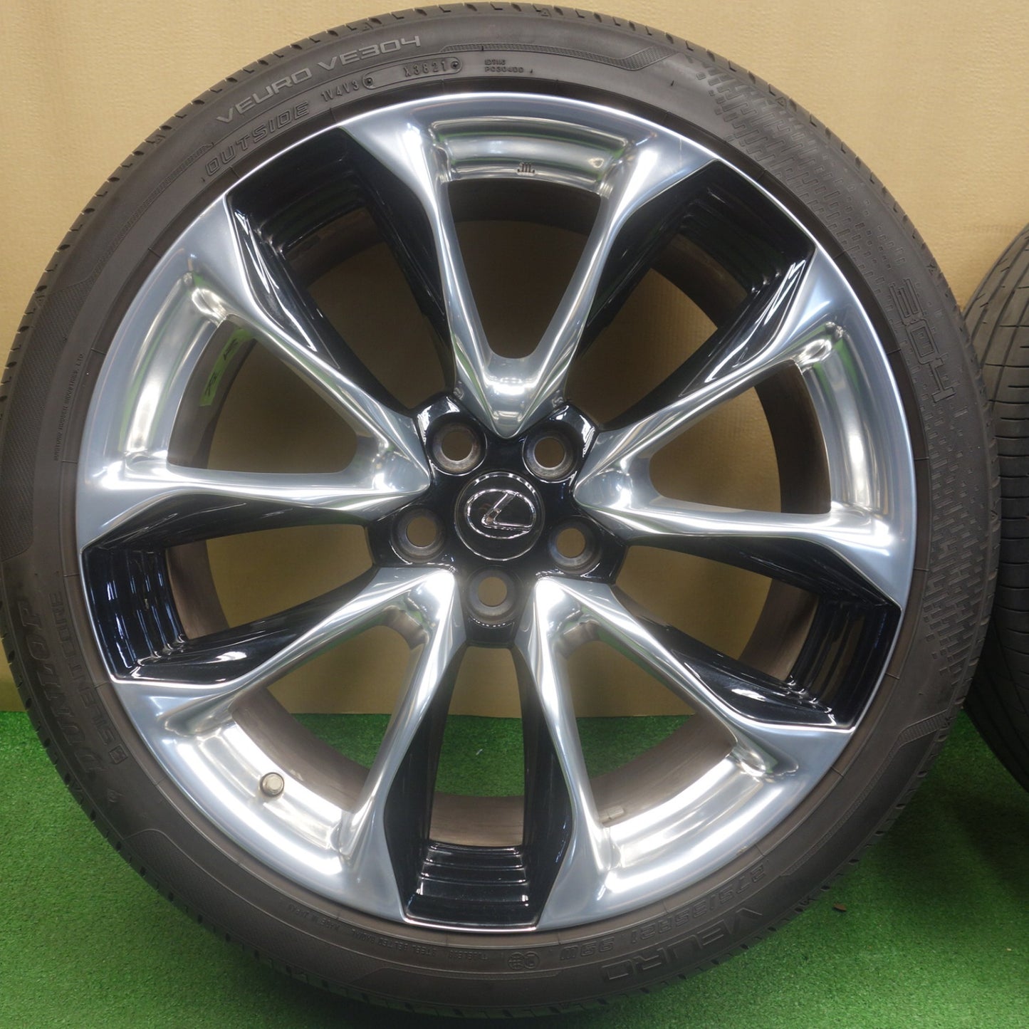 センサー付★レクサス LC 500 h 純正 245/40R21 275/35R21 ダンロップ VEURO VE304 21インチ PCD120/5H★6032502KTノ