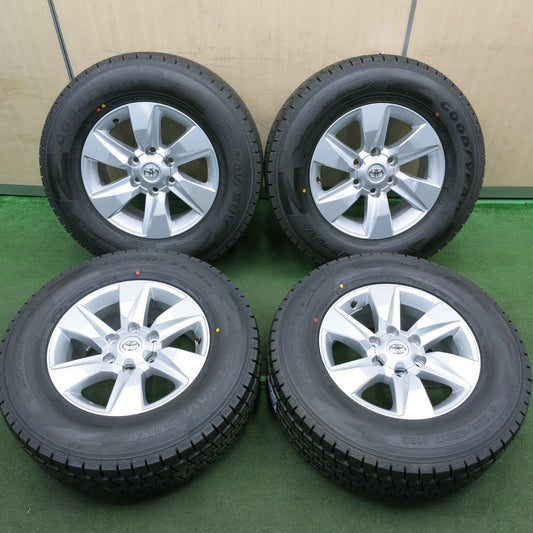 *送料無料* 未使用！23年★トヨタ 150系 ランクル プラド 後期 純正 265/65R17 スタッドレス グッドイヤー アイスナビ SUV PCD139.7/6H★4051502HAス