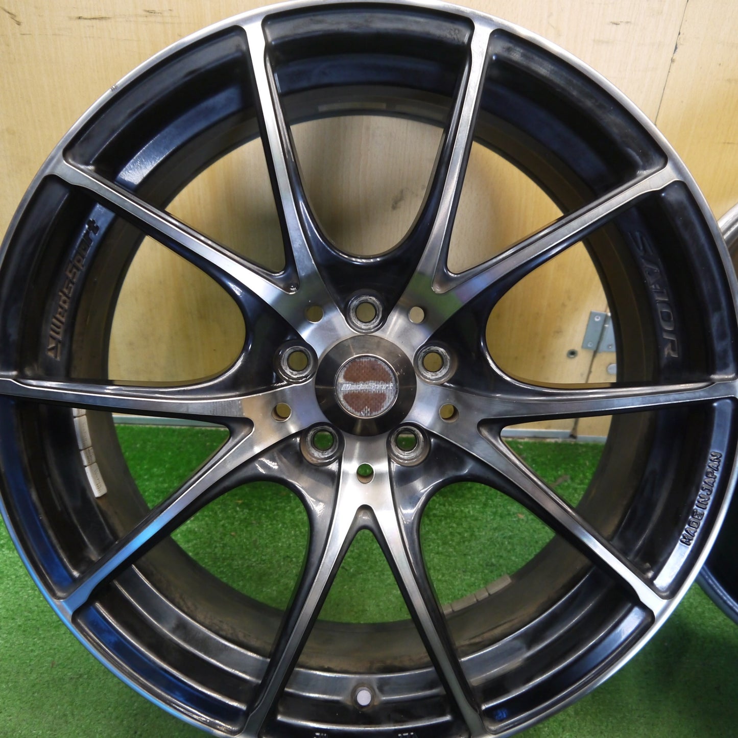 キレイ★プリウス 86 BRZ 等 WedsSport SA-10R 18インチ ホイール ウェッズ スポーツ 18×7.5J PCD100/5H★6062908Hホ