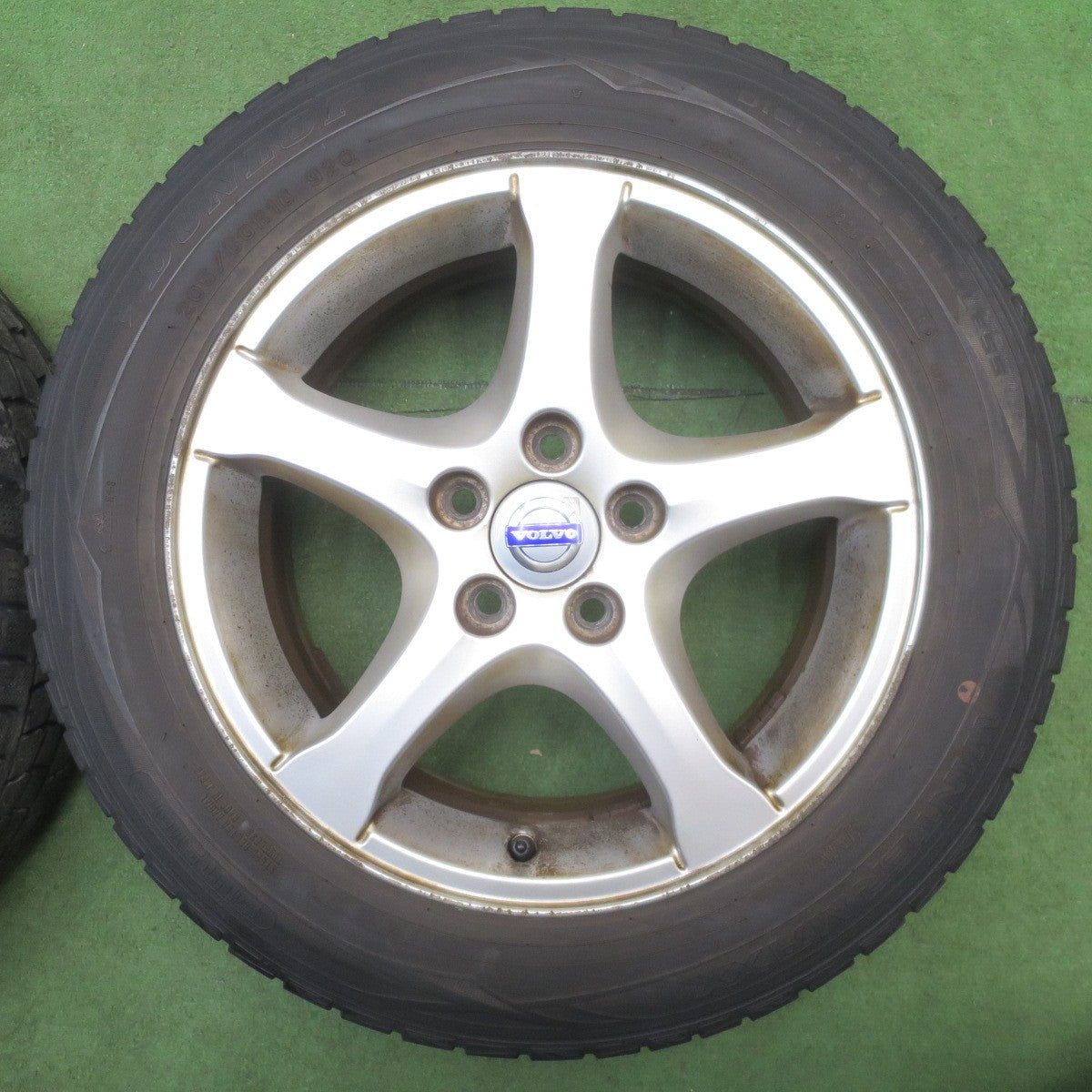 4本価格★ボルボ S60 V60 等 純正 205/60R16 スタッドレス ダンロップ ウインターマックス WM01 16インチ PCD108/5H★6051508NJス