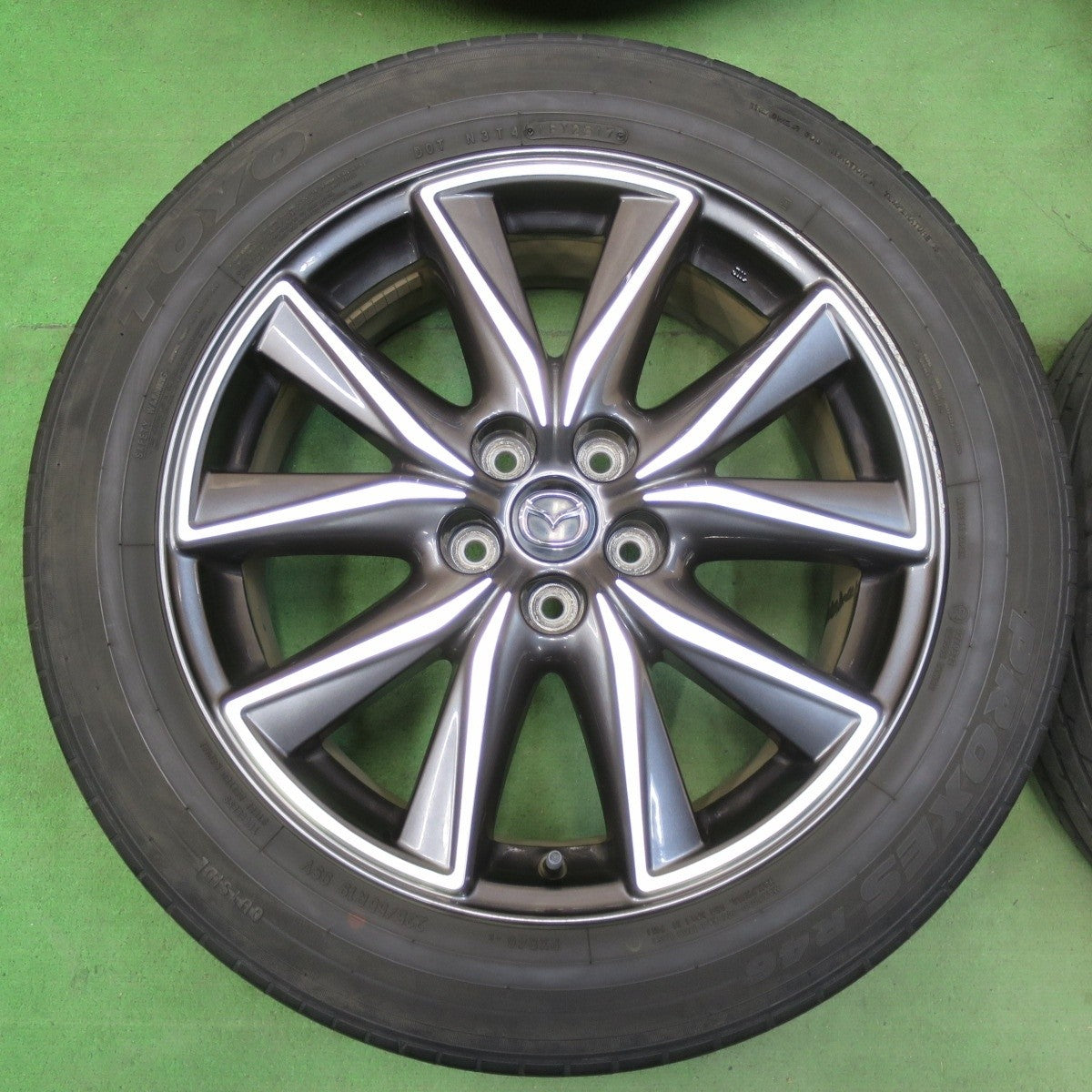 キレイ★マツダ CX-5 純正 225/55R19 トーヨー プロクセス R46 19インチ CX5 PCD114.3/5H★5032001イノ